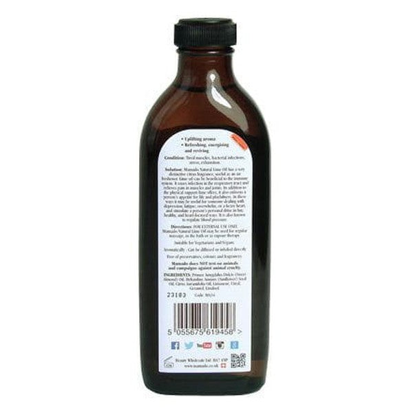 Mamado Natural Lime Oil 150ml | gtworld.be 