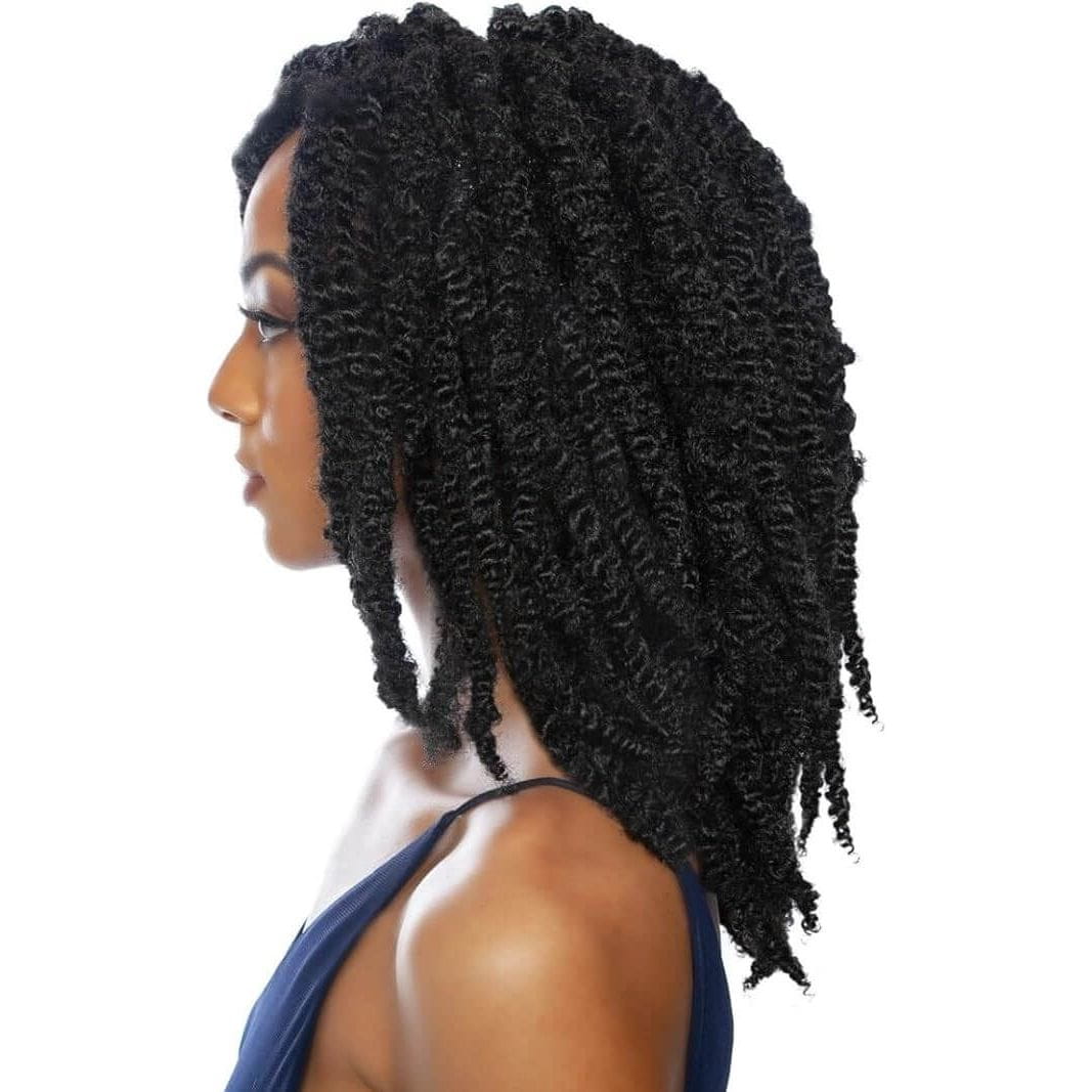 Mane Concept Health & Beauty Mane Concept Afri-Naptural 3X Afro Spring Twist  Cheveux synthétiques 16" / 24"