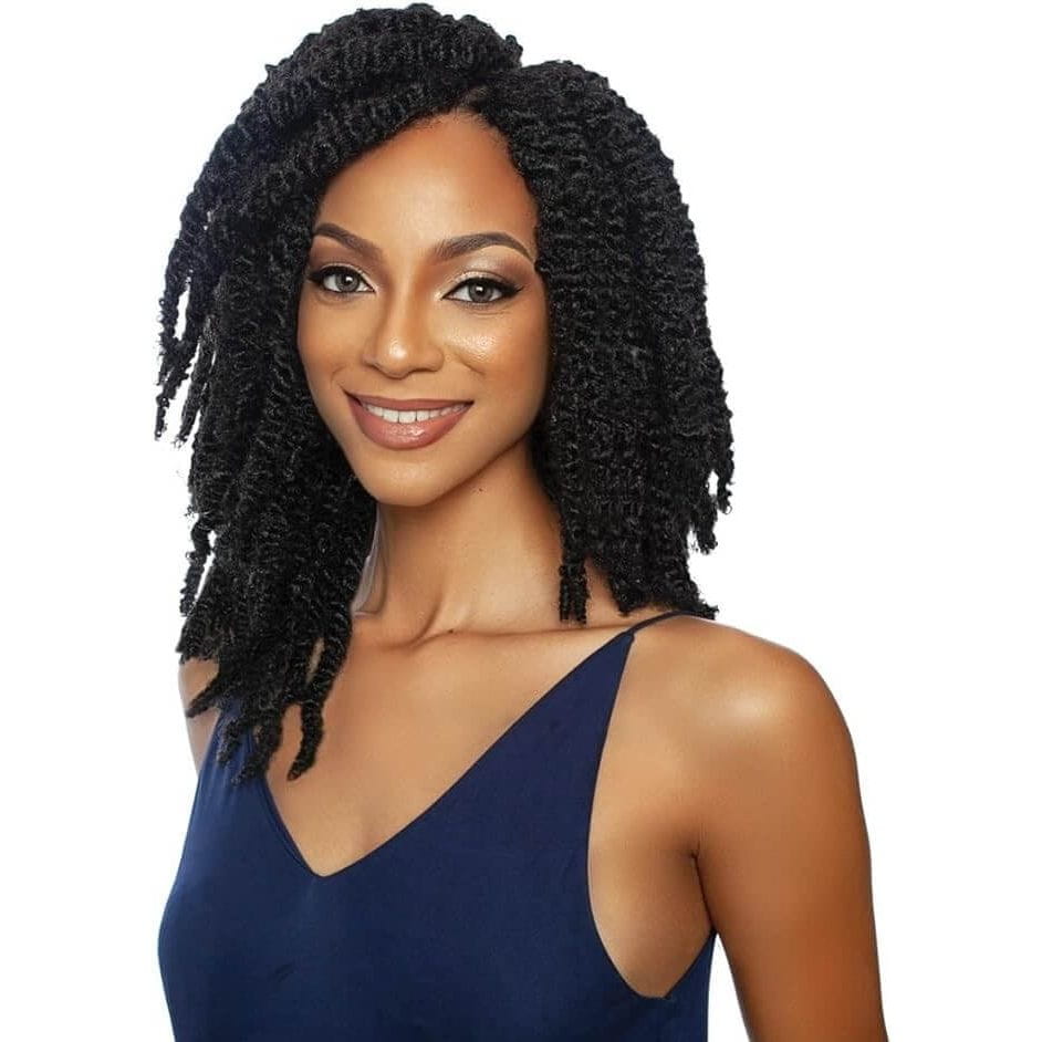 Mane Concept Health & Beauty Mane Concept Afri-Naptural 3X Afro Spring Twist  Cheveux synthétiques 16" / 24"