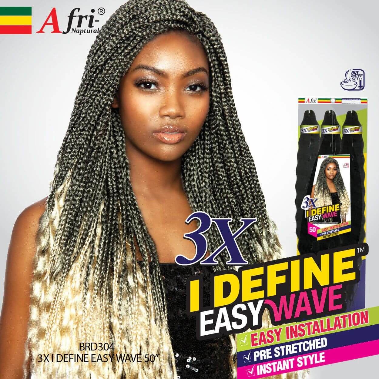 Mane Concept Health & Beauty Mane Concept Afri-Naptural 3X I Define Easy Wave Cheveux synthétiques 50''