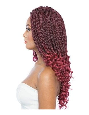 Mane Concept Mane Concept Afri-Naptural 3X Curly Ends Box Braids Cheveux synthétiques 14" / 18"