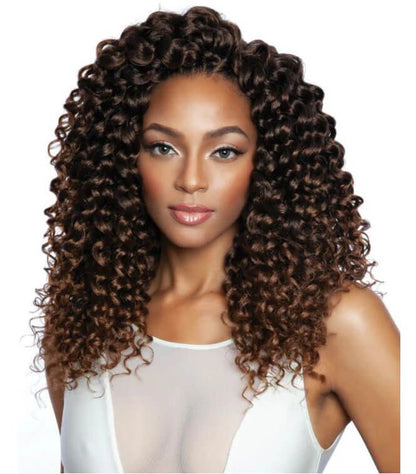 Mane Concept Mane Concept Afri-Naptural Caribbean 3X Sassy Curl Crochet Braid Kanekalon + Toyokalon Fiber 14"