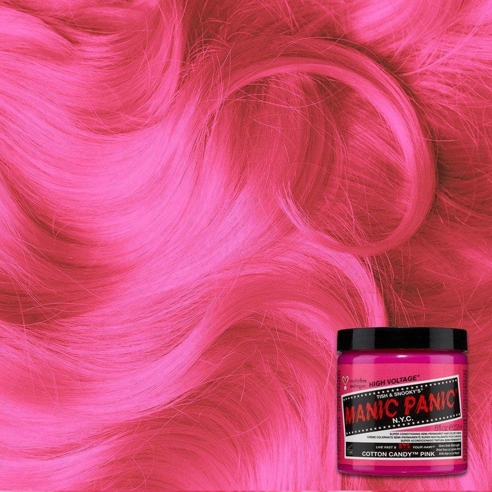 Manic Panic Health & Beauty Cotton Candy Pink Manic Panic Semi-Permanent Hair Color Cream 118ml