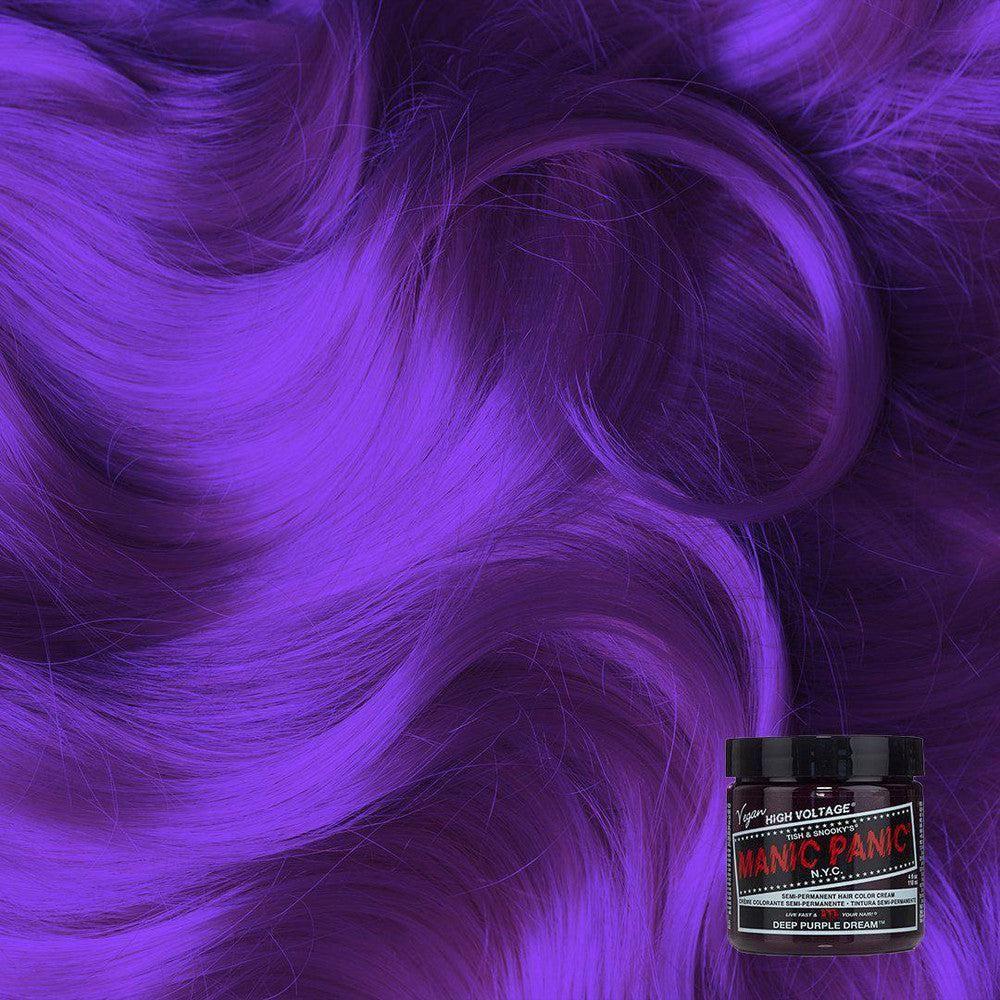 Manic Panic Health & Beauty Deep Purple Dream Manic Panic Semi-Permanent Hair Color Cream 118ml