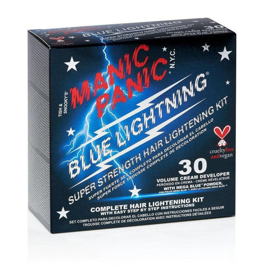 Manic Panic Manic Panic Blue Lightening Bleach Kit - 30 Volume With Mega Blue Powder