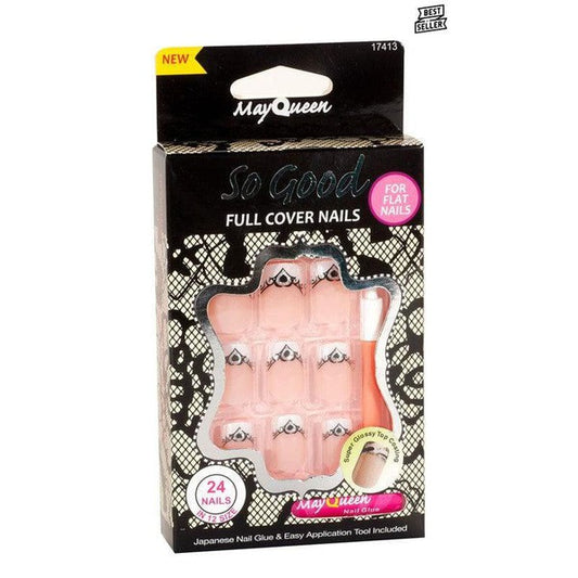 MayQueen Full Cover Nails For Flat Nails - Nails 17413