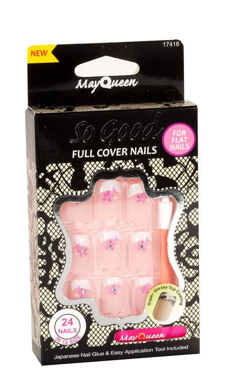 MayQueen Full Cover Nails For Flat Nails - Nails 17418
