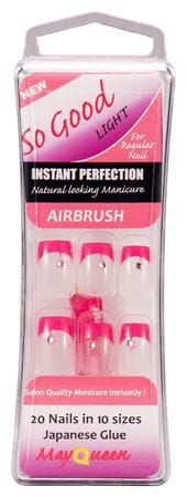 MayQueen So Good Light Instant Perfection Natural Looking Manicure Airbrush 20 Nails In 1