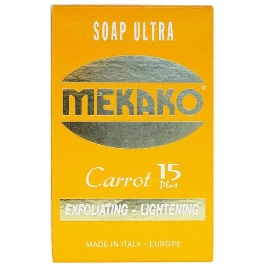 Mekako Health & Beauty Mekako Soap Ultra Carrot 15Plus Exfoliating - Lightening 200g