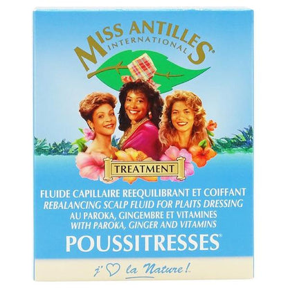 Miss Antilles Rebalancing Scalp Fluid for Plaits Dressing - Poussitresses / 4 pcs