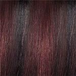 ModelModel Health & Beauty 12" = 30 cm / Schwarz-Burgundy Mix #P1B/530 ModelModel Equel Drawstring Ponytail Futura Yaki Straight Synthetic Hair