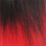 ModelModel Health & Beauty 18" = 45 cm / Schwarz-Rot Mix Ombre #DERD Model Model Equal Brazilian Bundle Wave Synthetic Hair