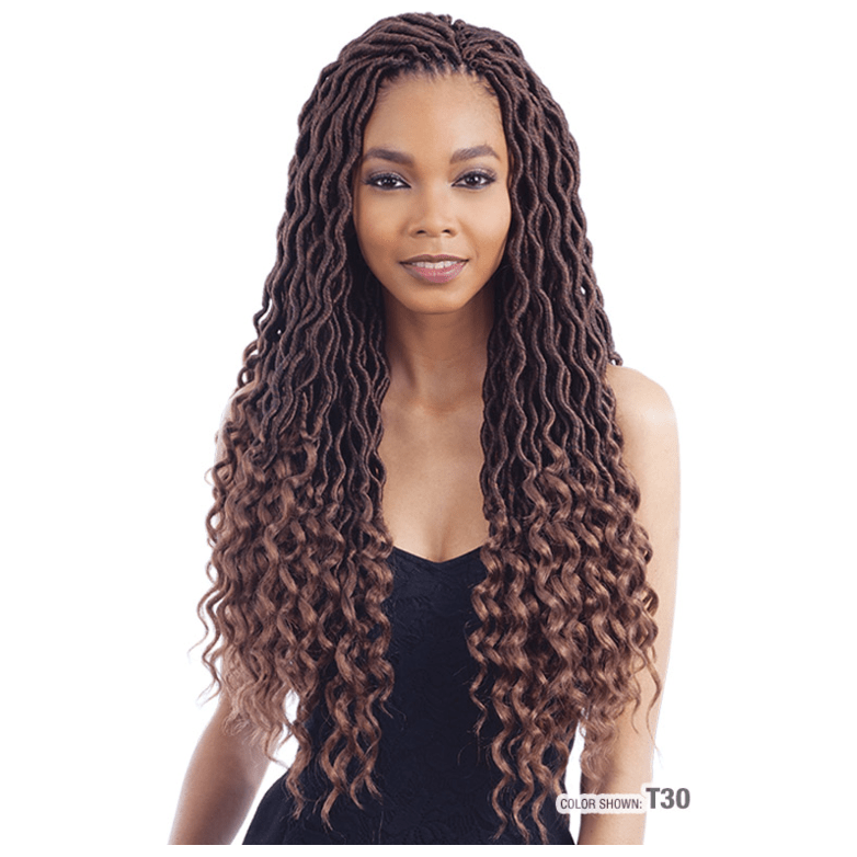 ModelModel Health & Beauty ModelModel Glance Braid Goddess Loc 20" - Synthetisches Haar