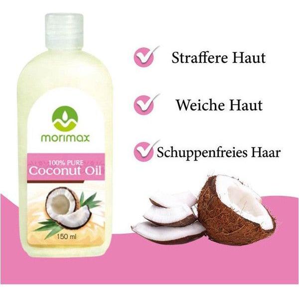 Morimax Health & Beauty Morimax 100% Pure Coconut Oil 150ml