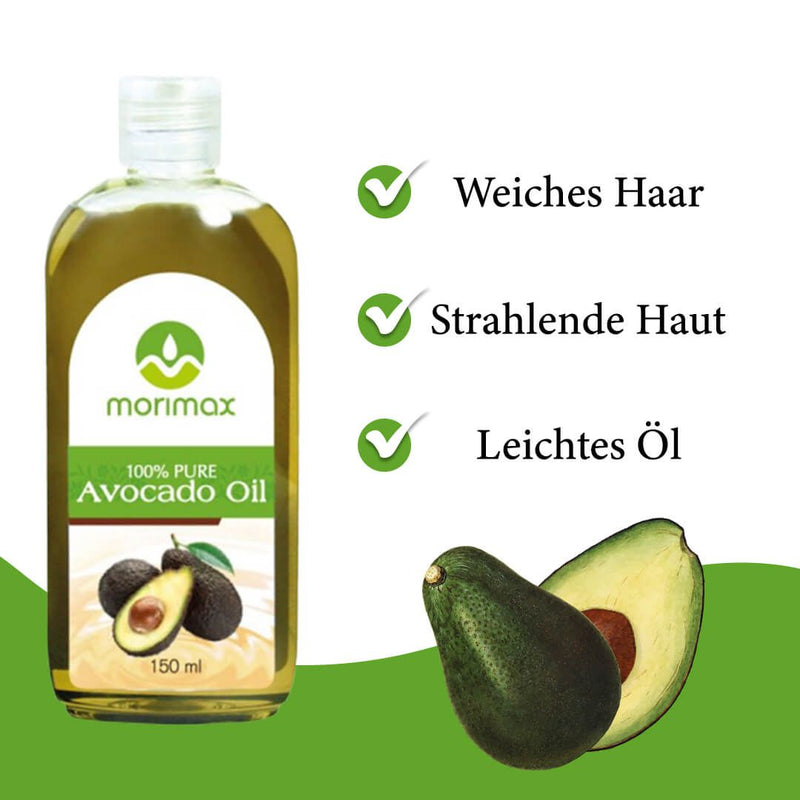 Morimax 100% Pure Avocado Oil 150ml | gtworld.be 