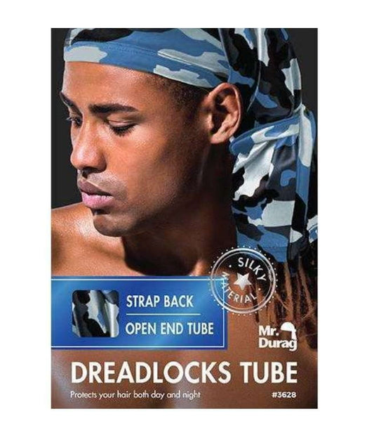 Mr.Durag Mr. Durag Dreadlocks Tube w Strapback,Camouflage Asst #3628