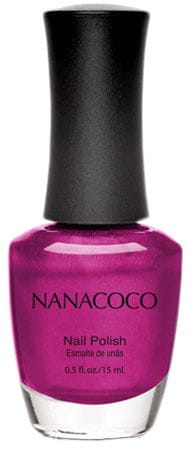 Nanacoco Nncc Classic Nail Polish-Glamo Rous-Dark Pink Pearl-15Ml