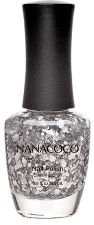 Nanacoco Nncc Dancing Np-Large Gray Glitter-Diamond Silver-15Ml