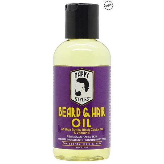 Nappy Styles Beard & Hair Oil 118ml | gtworld.be 