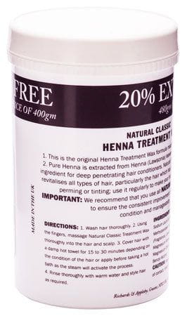 Natural Classic Henna Treatment Wax Hair Conditioner 480g