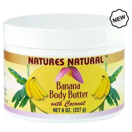 Natures Natural Health & Beauty Natures Natural Banana Body Butter 237ml