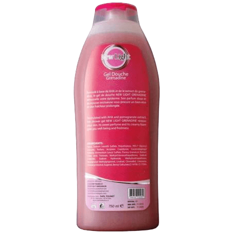 New Light Health & Beauty New Light Grenadine Gel Douche 750ml