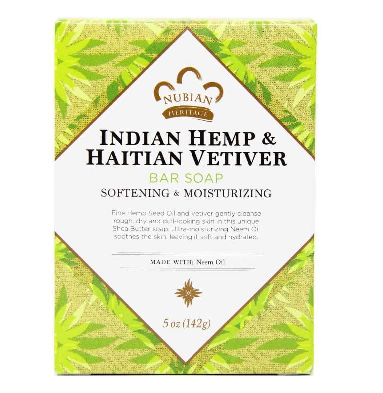 Nubian Indian Nubian Indian Hemp & Haitian Vetiver Soap 142g