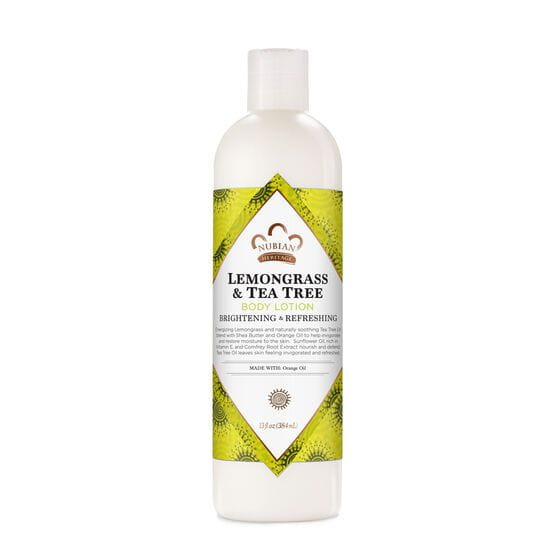 Nubian Lemongrass & Tea Tree Body Lotion 13oz | gtworld.be 