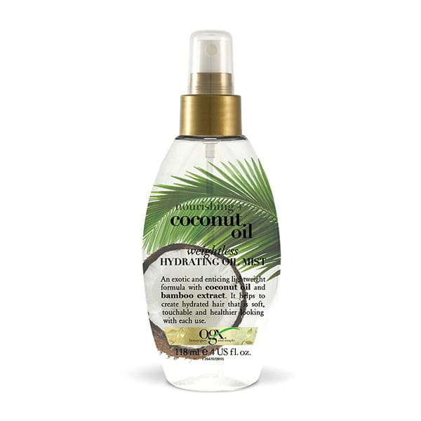 OGX Nourishing Coconut Oil Weightless Hydrating Oil Mist Spray 118ml | gtworld.be 