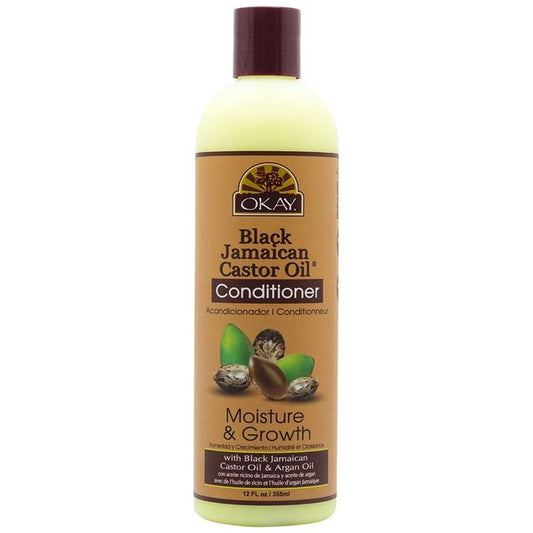 Okay Okay Black Jamaican Castor Oil Conditioner Moisture & Growth 355ml