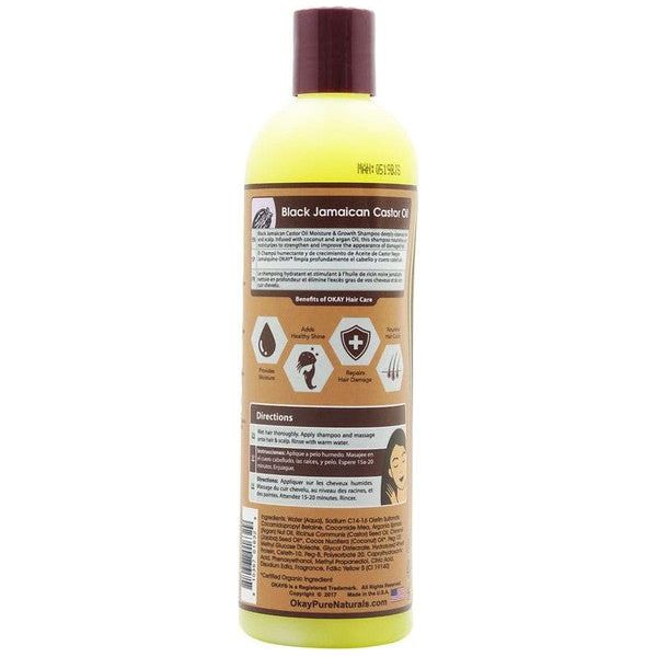 Okay Black Jamaican Castor Oil Shampoo Moisture & Growth 355ml