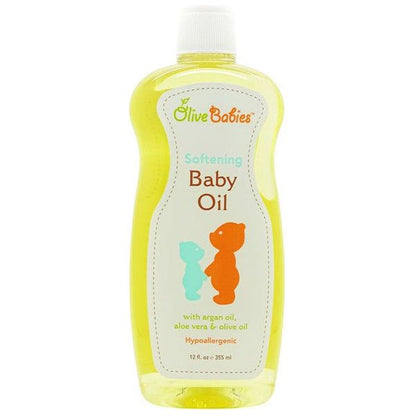 Olive Babies Health & Beauty Olive Babies Softening Baby Oil 355ml