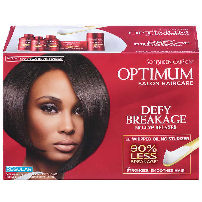 Optimum SoftSheen Carson Optimum Care Salon Collection No Lye Relaxer 1 Application, Regular