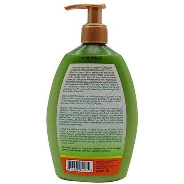 Organic Hair Energizer Health & Beauty Organic Hair Energizer 5 in 1 Rejuvenating Conditioner 385ml