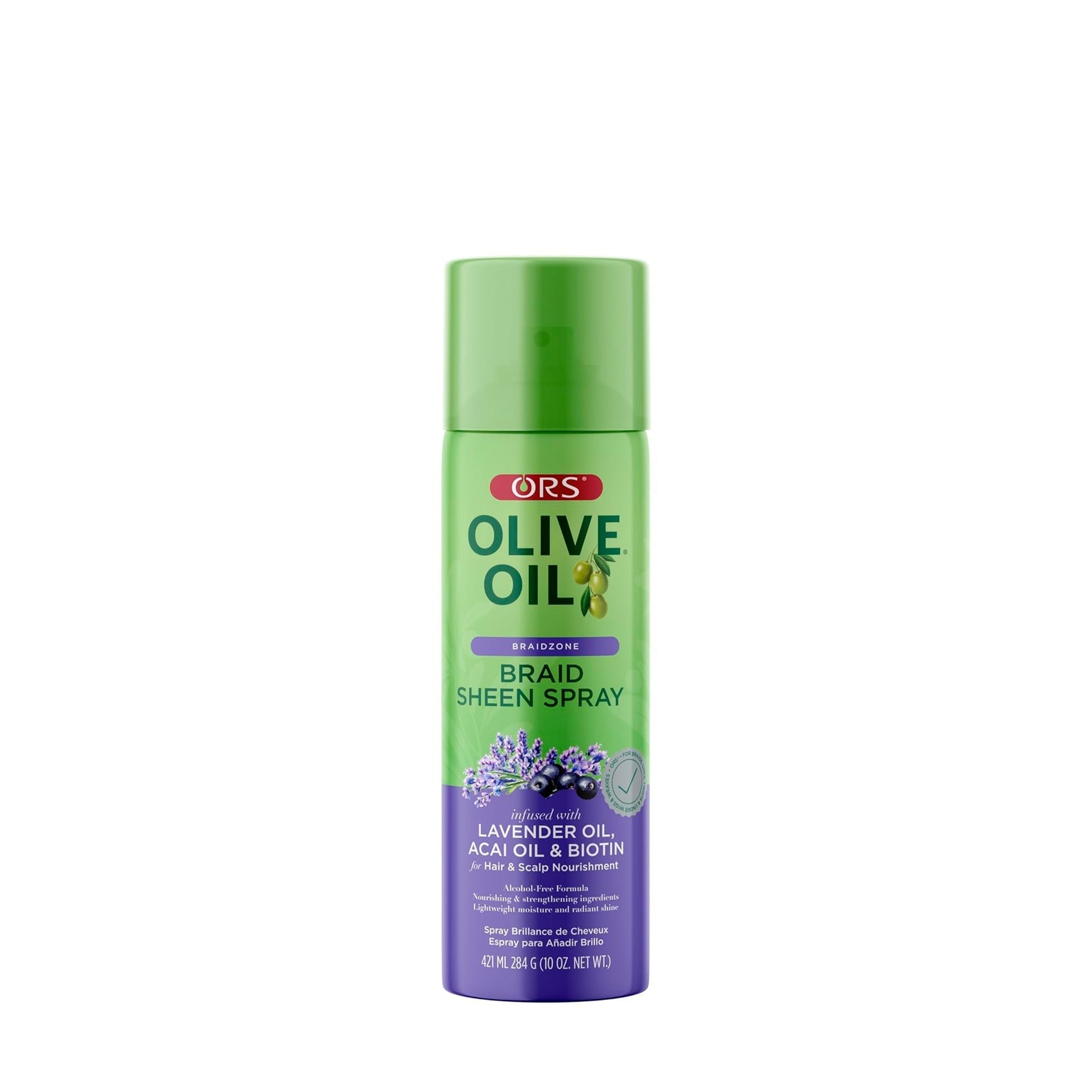 ORS Health & Beauty ORS Olive Oil Braidzone Braid Sheen Spray for Hair & Scalp Nourishment (10.0 OZ)
