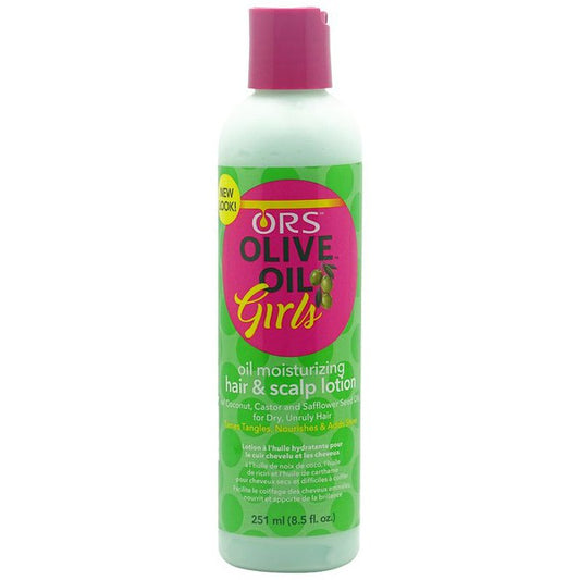 ORS Olive Oil Girls Oil Moisturizing Hair & Scalp Lotion 251ml | gtworld.be 