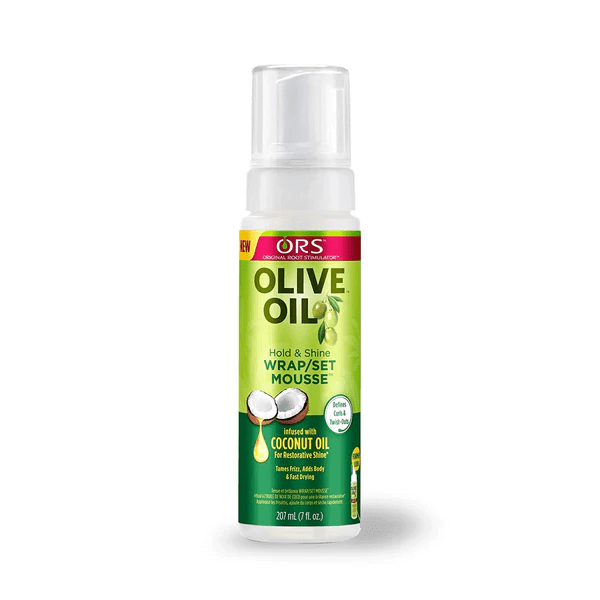 ORS ORS Olive Oil Hold & Shine Wrap/Set Mousse Coconut Oil 7oz / 207ml