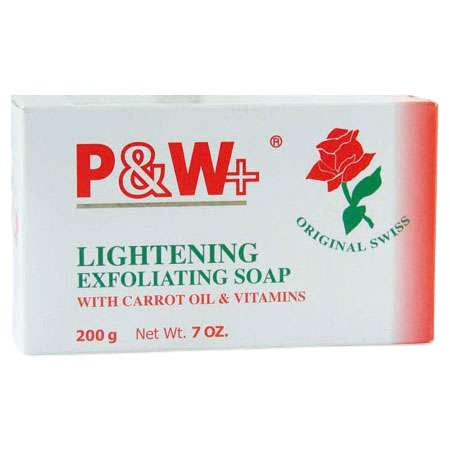 P&W+ P&W Lightening Exfoliating Soap With Carrot Oil And Vitamins 200G