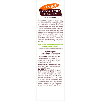 Palmer's Health & Beauty Palmer's Cocoa Butter Formula Massage Cream Stretch Marks 4.4oz