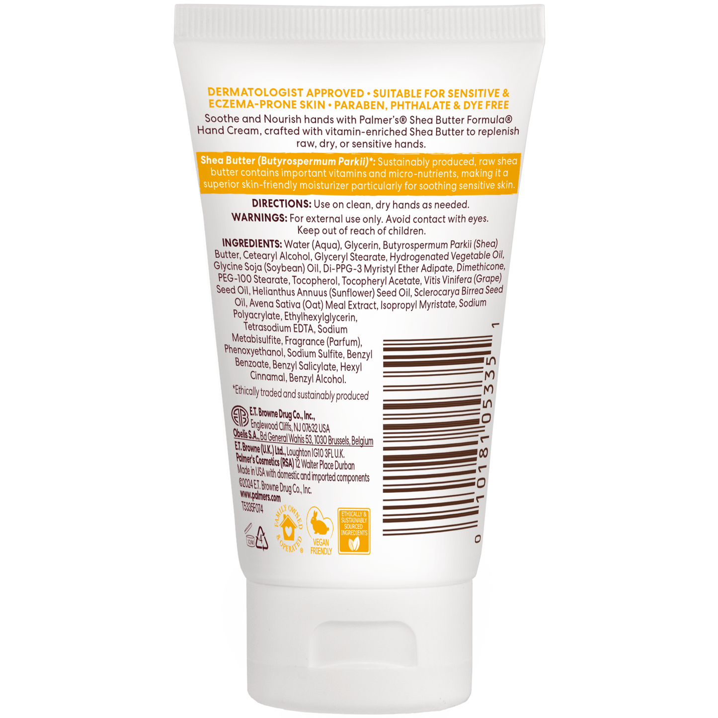 Palmer's Health & Beauty Palmer's Shea Formula Raw Shea Hand Cream 60g