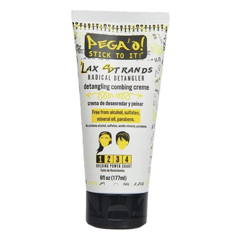 Pega'o! Pega'o! Lax Strands Detangling Combing Creme 6 oz