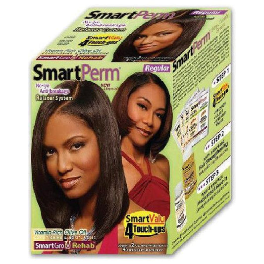 Profectiv Health & Beauty Profectiv SmartPerm No-Lye Relaxer Kit Regular 4 Touch-Ups