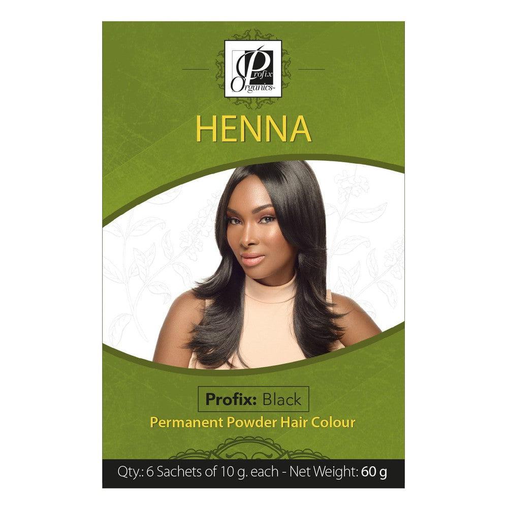 Profix Organics Henna Permanent Powder Hair Colour 60g | gtworld.be 