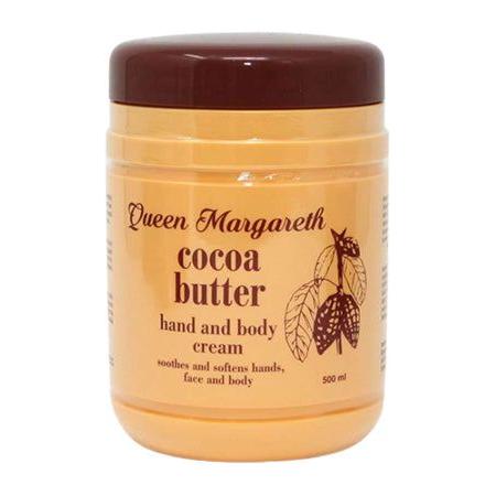 Queen Margareth Health & Beauty Queen Margareth Cocoabutter Hand and Body Cream 500ml