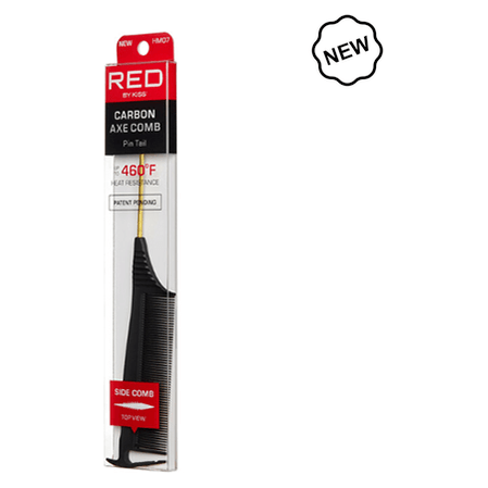 Red by Kiss Health & Beauty Red By Kiss Carbon Axe Pin Tail Comb Red By Kiss Carbon Axe Pin Tail Comb