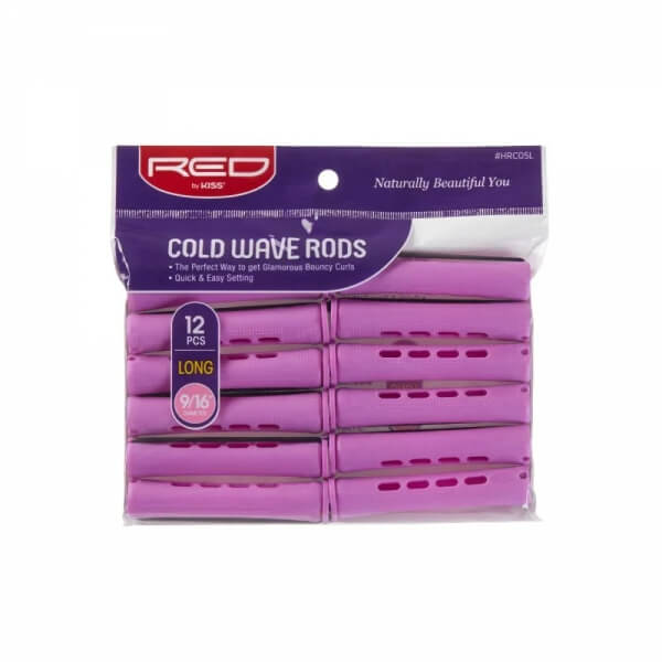 Red by Kiss Orchi Red By kiss Cold Wave Rods  Long 1/4" 12pc 