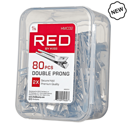 Red by Kiss Red By Kiss 1 3/4 Double Prong Clips 80 PCS