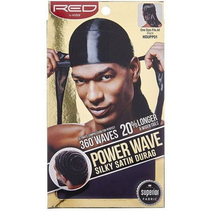 Red By Kiss Power Wave Silky Satin Durag _ Superior Fabric | gtworld.be 