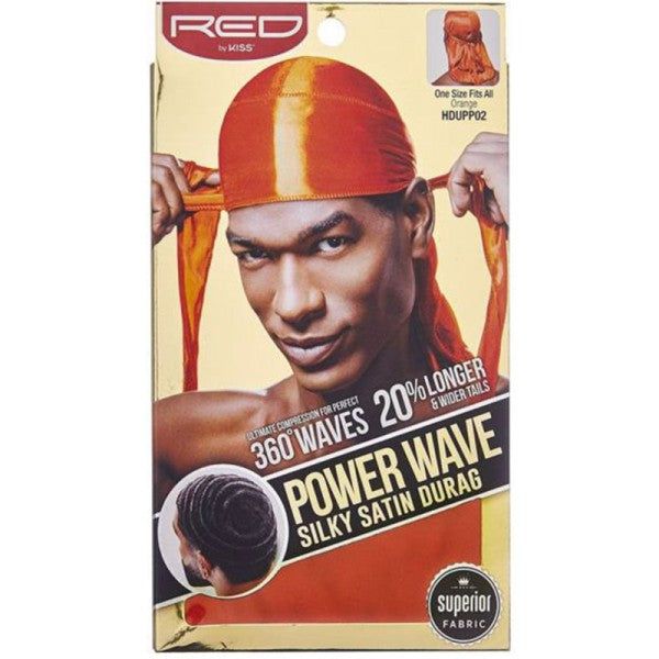 Red By Kiss Power Wave Silky Satin Durag _ Superior Fabric | gtworld.be 