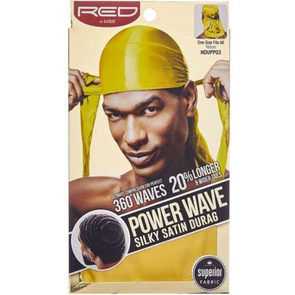 Red By Kiss Power Wave Silky Satin Durag _ Superior Fabric | gtworld.be 